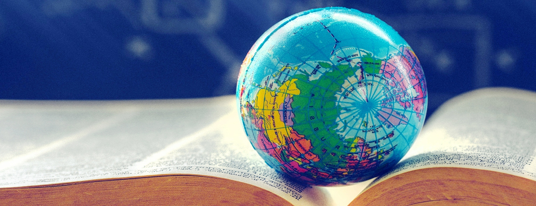 Armaan Journal Globe and Book Banner
